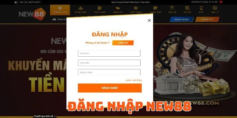 Hướng Dẫn Đăng Nhập New88 Chi Tiết, Nhanh Chóng Và Đầy Đủ 1 Đăng Nhập New88